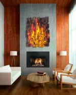 Image 3 of 5: Karo Studios "Inferno" Wall Sculpture