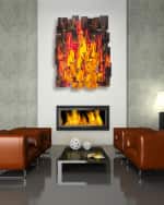 Image 4 of 5: Karo Studios "Inferno" Wall Sculpture