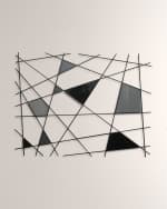 Image 1 of 4: Karo Studios "Triangulation B/W" Wall Sculpture
