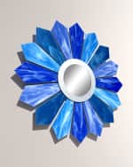 Image 2 of 3: Karo Studios "Sunburst AH" Sculptural Wall Mirror - 30"