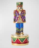 Image 1 of 5: Jay Strongwater Christmas Box Nutcracker 