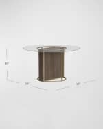 Image 3 of 5: Katherine Noble by BMC Sommer 54" Round Dining Table