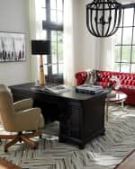 Image 2 of 7: Hooker Furniture Bristowe Executive Desk