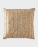Image 1 of 2: Donna Karan Home Copper Sequin Decorative Pillow, 20" Square