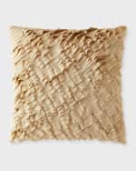 Image 1 of 2: Donna Karan Home Ruffle Decorative Pillow, 18" Square