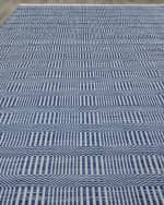 Image 1 of 4: Exquisite Rugs Poff Indoor/Outdoor Flat-Weave Rug, 9' x 12'