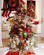 Christmas homes - Red, white and green Christmas decor - Farmhousehub