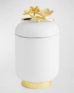 Image 2 of 4: Michael Aram Cherry Blossom Bath Canister