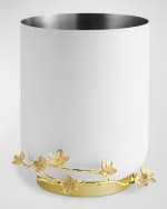 Image 1 of 5: Michael Aram Cherry Blossom Wastebasket