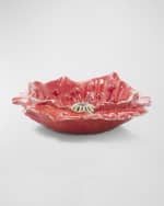 Image 5 of 5: Jay Strongwater Poppy Trinket Tray
