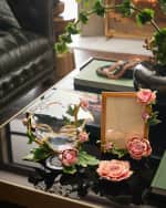 Image 2 of 3: Jay Strongwater Peony Photo Frame, 5" x 7"
