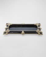 Image 3 of 5: Jay Strongwater Art Deco Tray 