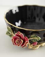 Image 3 of 5: Jay Strongwater Nightbloom Bowl 
