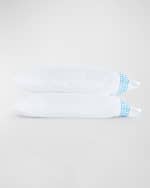 Image 3 of 4: Matouk Liana King Flat Sheet