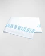 Image 4 of 4: Matouk Liana King Flat Sheet