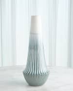 Image 1 of 2: Global Views Striped Flair Vase - Large 