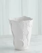 Image 1 of 2: Global Views Matte Chip Vase 