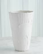 Image 1 of 2: Global Views Matte Tall Chip Vase 