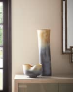 Image 2 of 5: Global Views Indent Ceramic Bowl 