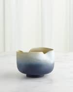 Image 3 of 5: Global Views Indent Ceramic Bowl 