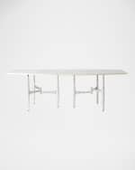Image 5 of 5: Global Views Radius Dining Table, 96" 