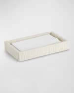 Image 2 of 4: Labrazel Reed Linen Towel Tray
