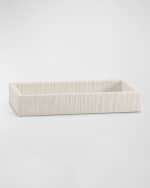 Image 3 of 4: Labrazel Reed Linen Towel Tray