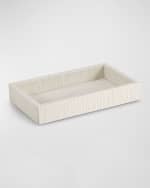 Image 4 of 4: Labrazel Reed Linen Towel Tray