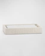 Image 1 of 4: Labrazel Reed Linen Towel Tray