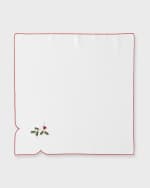 Image 1 of 2: Holly Berry Napkins, Set of 4 