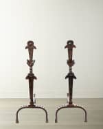 Image 1 of 2: Jan Barboglio Maya Andirons, Set of 2
