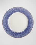 Image 2 of 2: Mottahedeh Blue Lace Dinner Plate