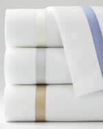 Image 2 of 2: Matouk 600 Thread Count Lowell Flat Sheet, KING