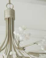 Image 4 of 5: John-Richard Collection Quartz Crystal 30" 9-Light Chandelier