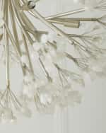 Image 5 of 5: John-Richard Collection Quartz Crystal 30" 9-Light Chandelier
