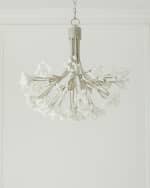Image 1 of 5: John-Richard Collection Quartz Crystal 30" 9-Light Chandelier