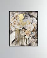 激安 Co. Artist Gal Oliver The 'Celestial Hand Floral' 絵画
