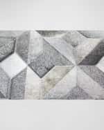 Image 4 of 4: Nixon Hairhide Rug, 3' x 8'