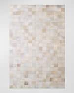 Image 1 of 4: Thaddeous Hairhide Rug, 3' x 8'