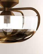 Image 2 of 3: Arteriors Corona Flush Mount 