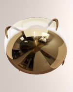 Image 3 of 3: Arteriors Corona Flush Mount 