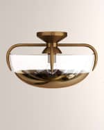 Image 1 of 3: Arteriors Corona Flush Mount 