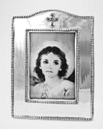 Image 2 of 2: Beatriz Ball Vertical Baby Cross Frame, 4" x 6"