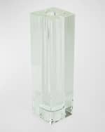 Image 1 of 3: Tizo Clear Crystal Votive Candle Holder - Medium 