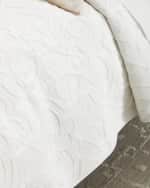 Image 1 of 4: Callisto Home Troyes Renaissance Velvet Coverlet, Queen