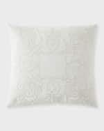 Image 1 of 2: Callisto Home Trylan Scroll Decorative Pillow 22"Sq.