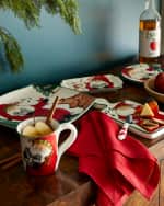 Image 2 of 4: Vietri Old St. Nick 2023 Limited Edition Salad Plate 