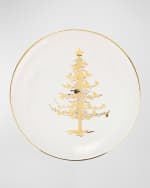 Image 1 of 5: Vietri Medici Natale Dinner Plate 
