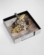 Image 3 of 5: Michael Aram Lovebirds Cocktail Napkin Holder 
