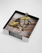 Image 1 of 5: Michael Aram Lovebirds Cocktail Napkin Holder 